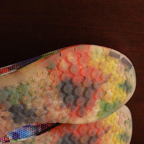 NOBULL Sneakers Unisex SZ M9.5 W11 Tie Dyed Pride Outwork Training Athletic Shoe - Picture 10 of 14